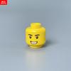 Custom Build Bricks Printed Head Face Expression 4cm Action Figure Body Part DIY Educational Toy Creating Bricks Toysets Ideal For Youngsters Gift