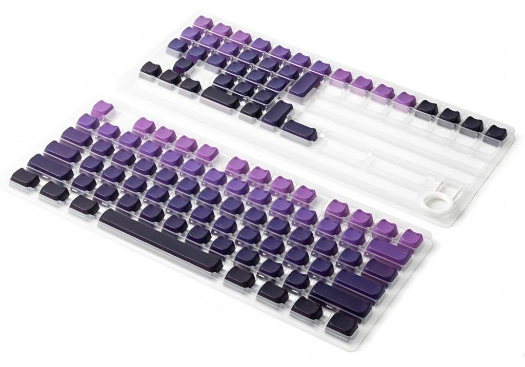 Cute Cat Ear Keycap: PBT Dye-Sublimation, Translucent, Compatible with MX Switches