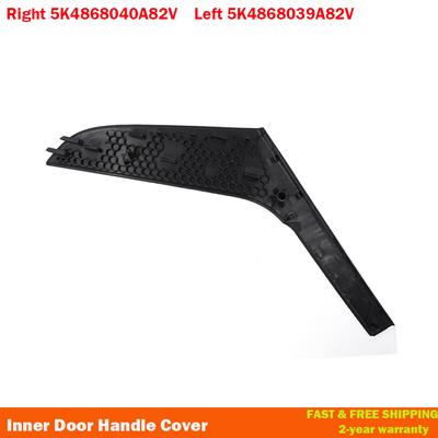 Innentüren Vordertür Hintertür Zuziehgriff Zierblende Abdeckung Schwarz Innere Kappe für VW Golf MK6 6 2009-2013 5K4868039A