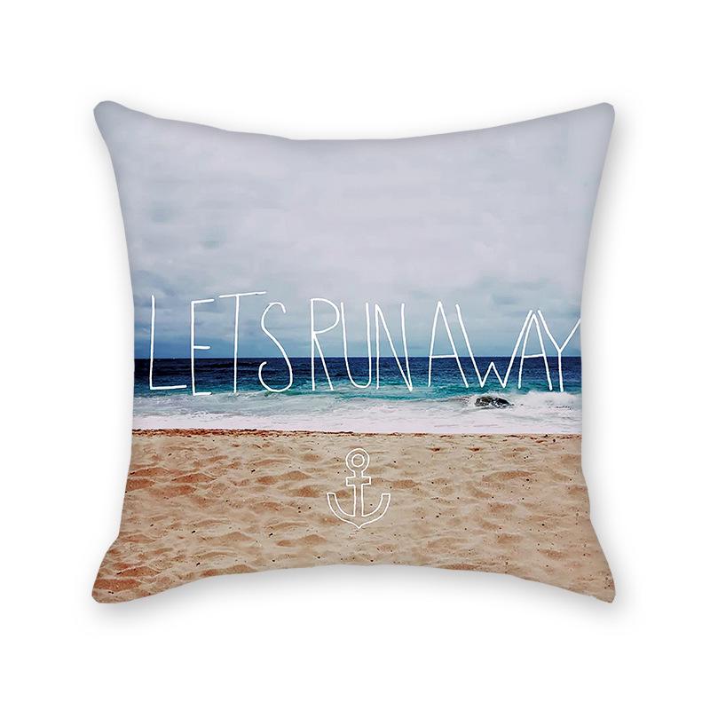 Ocean Series Summer Pillowcase - Living Room/Bedroom Sofa Cushion Cover