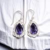 Iolite Gemstone 925 Sterling Silver Fashionable Jewelry Earrings For Women EE-41-7