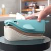 Tissue Box Cover Large Capacity Easy To Install Creative Whale Shaped 3D Printed Tissue Case Paper Holder