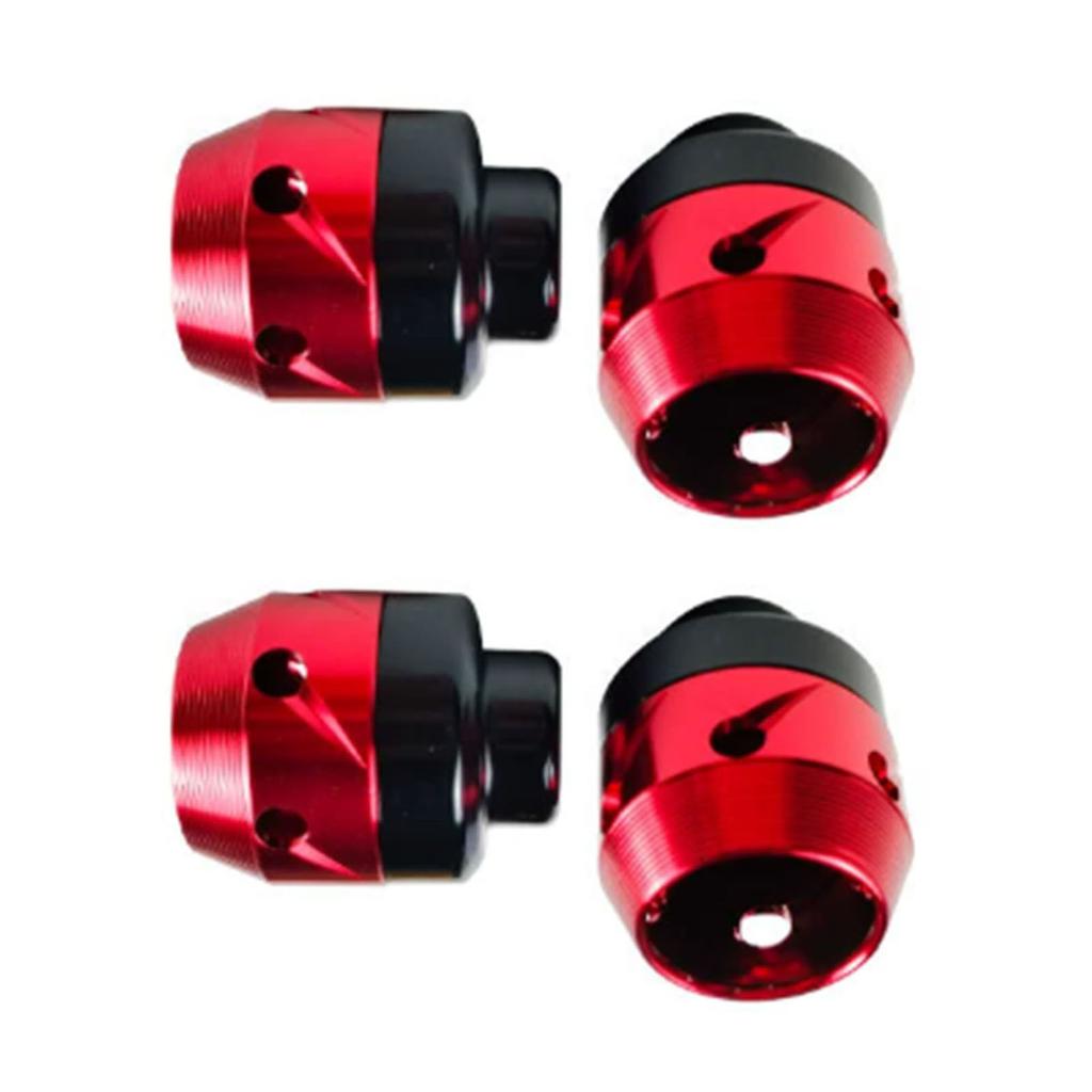 Motorcycle Front Fork Frame Slider CNC Aluminum Alloy Front Fork Frame Sliders Wheel Crash Protector Red