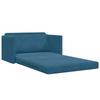 Blue Sleeper Sofa 124 x 71 x 78 cm Velvet
