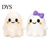Stress Relieving Toy Halloween Bow Ghost Squeeze Toy, Relief Cartoon Sensory Toys Soft Stretchy Party Favors for Adults Kids