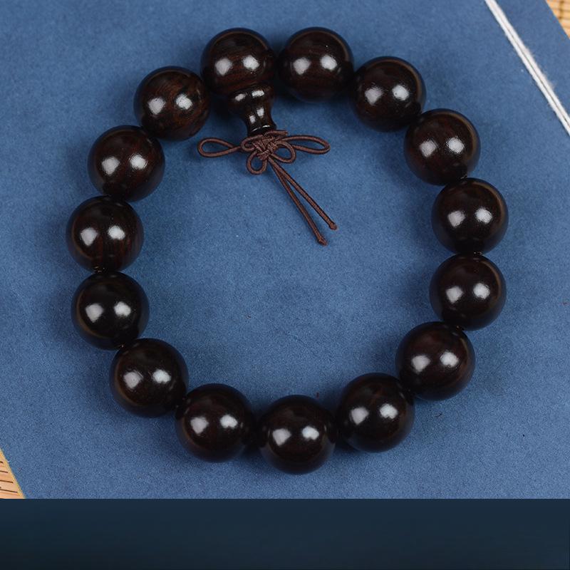 Red Light Sandalwood, Black Sandalwood, Ebony, Black Sandalwood, Buddha Beads, Wenwan Bracelet Sandalwood 108 Rosary Beads.