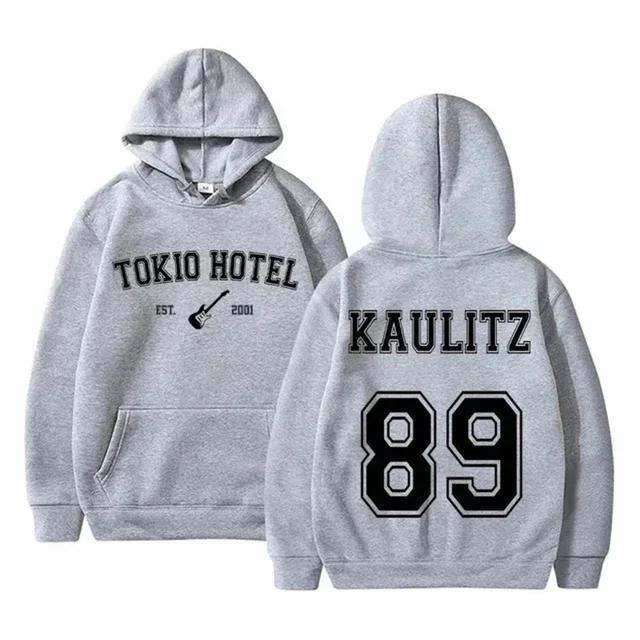 Autumn/Winter Rock Band Tokio Hotel Hoodies Kaulitz Print Men's and Women's Hoodies Hip Hop Sweatshirts Harajuku Warm Hoodies