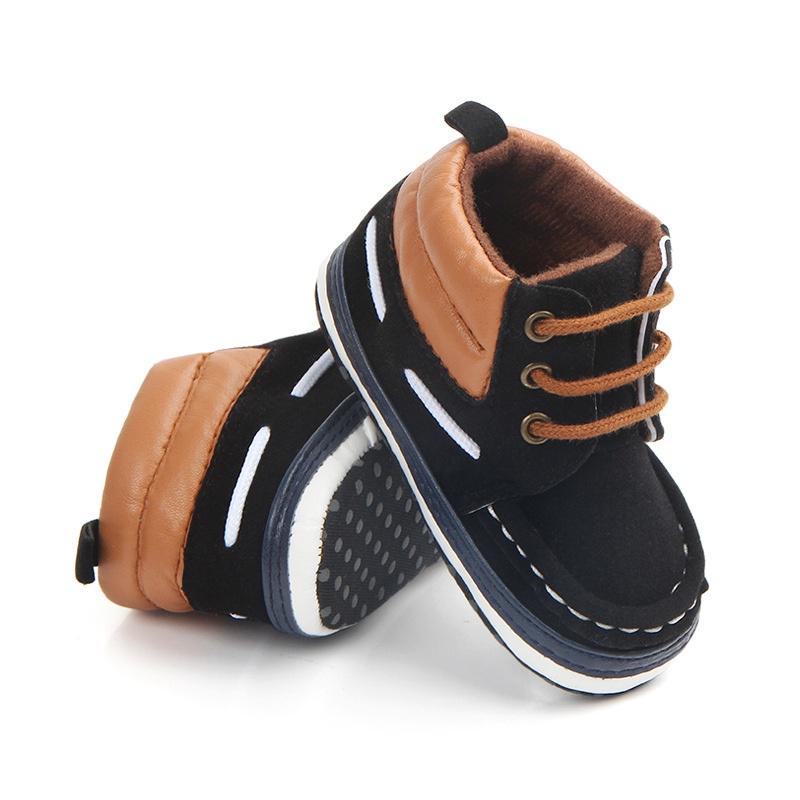 Buy First Walkers 012M Boys High Baby Shoes Newborn Soft Bottom