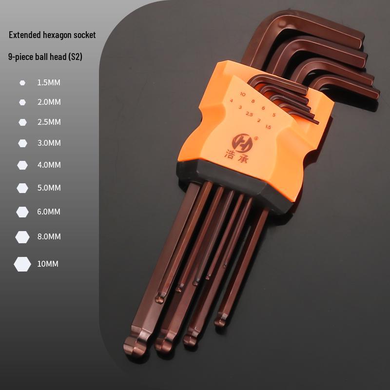 6-Point Torx and Metric Hex Wrench Set