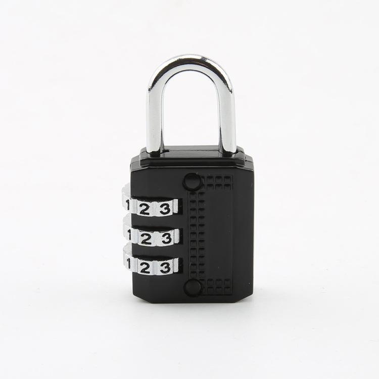 Metal Combination Padlock for Suitcases, Backpacks, Gym Lockers, Doors, and Windows - Zinc Alloy Anti-theft Lock.