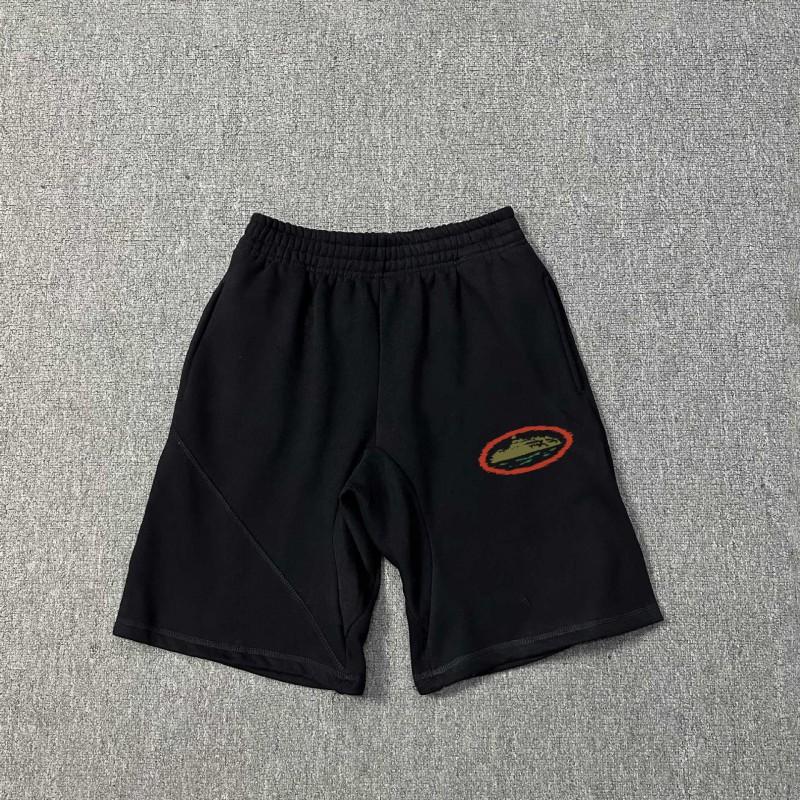 Cort Short Devil Island Print Shorts Mens Hip Hop Skate Casual Sweatpants Trendy Streetwear