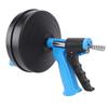 Drain Cleaning Machine 65 Manganese Steel Spring Flexible 2 Modes Plumbing Snake for 50 75mm Pipe 10m   32.81ft Spring