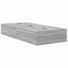 Storage Bed Frame with Grey Sonoma Finish 80 X 200 Cm