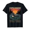 Summer 2026 New Silly Canadian Wolf Bird Print Tshirt High Quality Fashion Casual Breathable Mens Crew Neck Print Tshirt