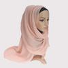 Twill Creased Wrinkle Scarf Cotton and Linen Muslim Headscarf Lady Hood Turban