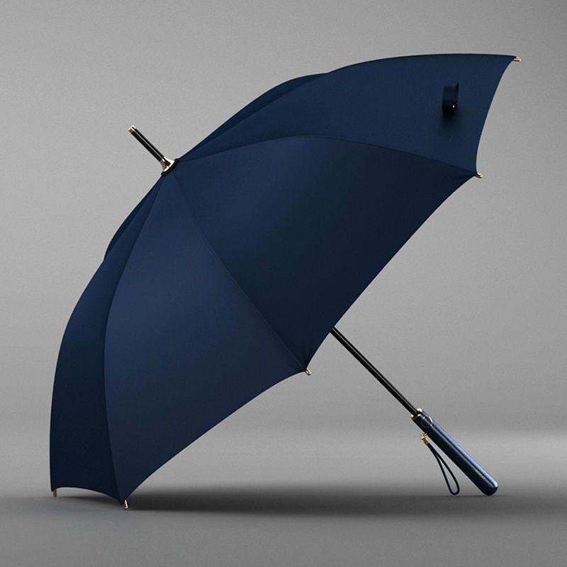 Umbrelă de Lux Goddess Automată cu Mâner Lung, Dublu Scop pentru Soare și Ploaie, Plastic Negru, Cadou de Afaceri, Umbrelă de Soare