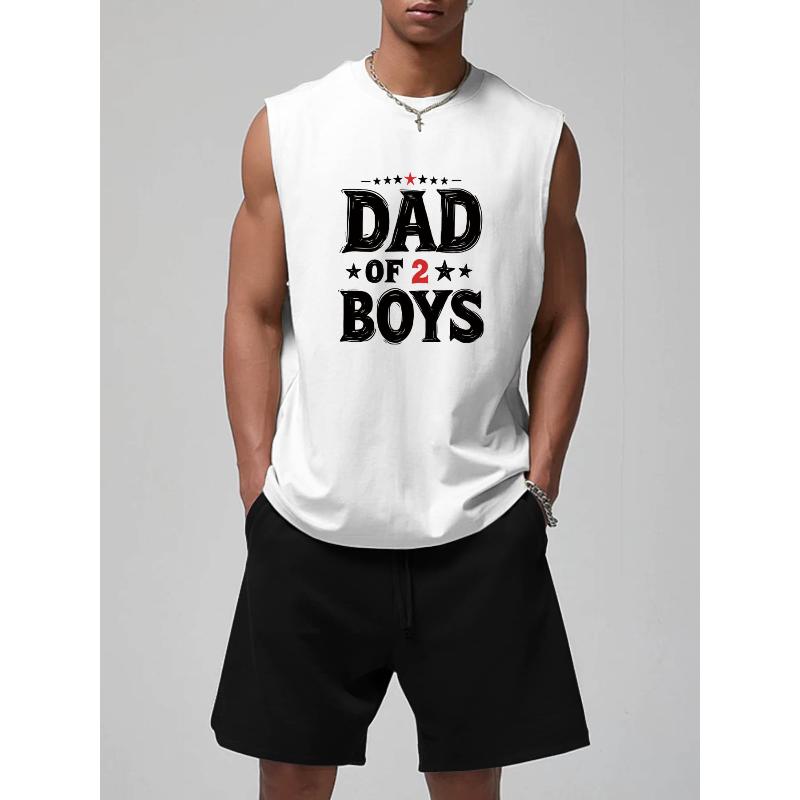 

Polyester Men s Sleeveless Tank Shorts Set Soft Touch Wrinkle Resistant Easy Care Summer Daily XXL білий