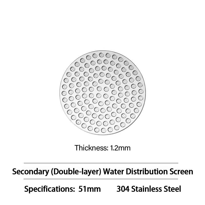 Reusable Coffee Puck Screen 51/53/58mm Stainless Steel Espresso Filter Barista Accessories KFGL02 for Portafilter