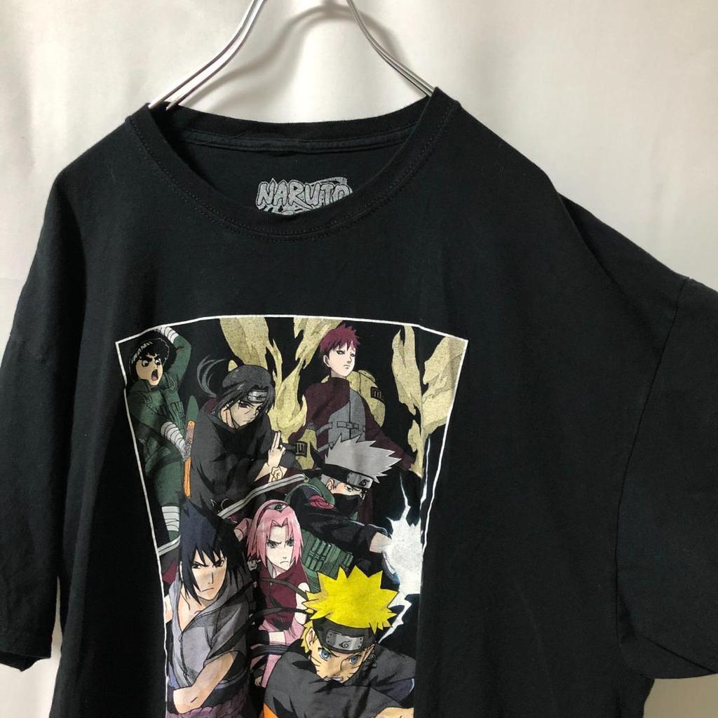 [USED] N-4109 NARUTO Shippuden Uzumaki Naruto Anime T-Shirt XL
