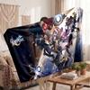 Warm Flannel BlanketHonkai Star Rail Soft Cozy Throw Blanket for Bedroom Couch