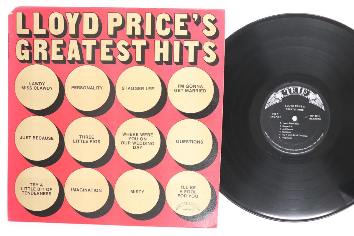 LP Record LLOYD PRICE Lloyd Prices Greatest Hits TLP8018 TRIP Australia SoulFunk Used