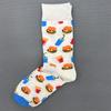 Happy Socks Women's Unisex Combed Cotton Sock Cherry Strawberry