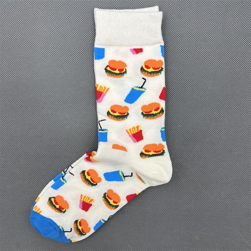 Happy Socks Women's Unisex Combed Cotton Sock Cherry Strawberry