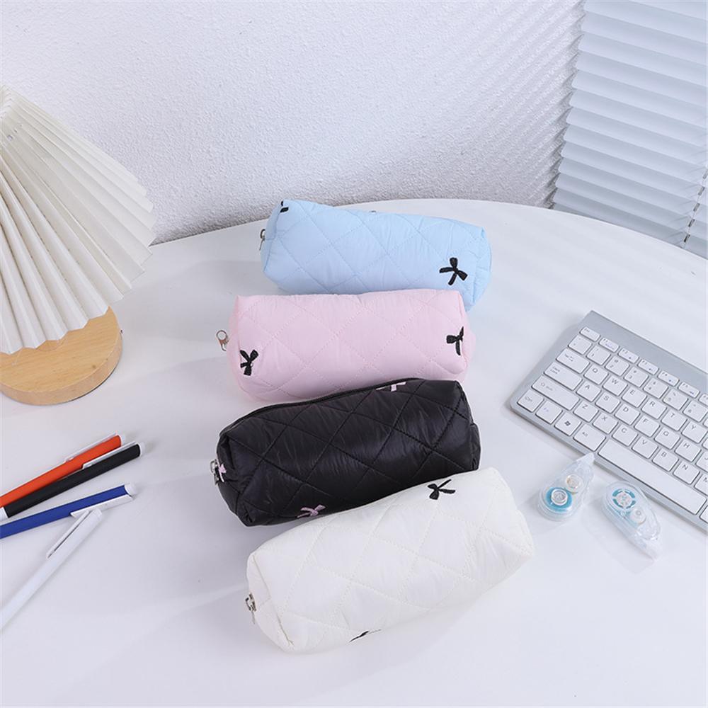 Handbag Large-Capacity Pen Pouch Multi-Functional Cotton Floral Bag  for Students