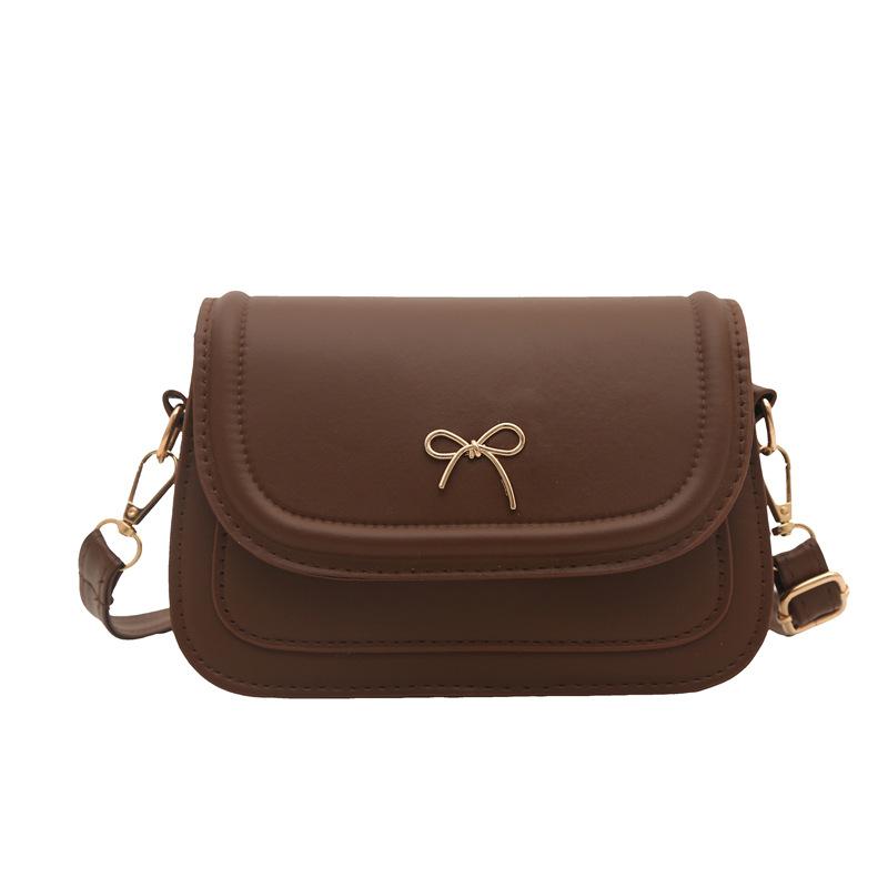 

Сумка женская 2025 новая модная тенденция сумка-мессенджер осенняя универсальная ins женская плечевая маленькая квадратная сумка коричневый