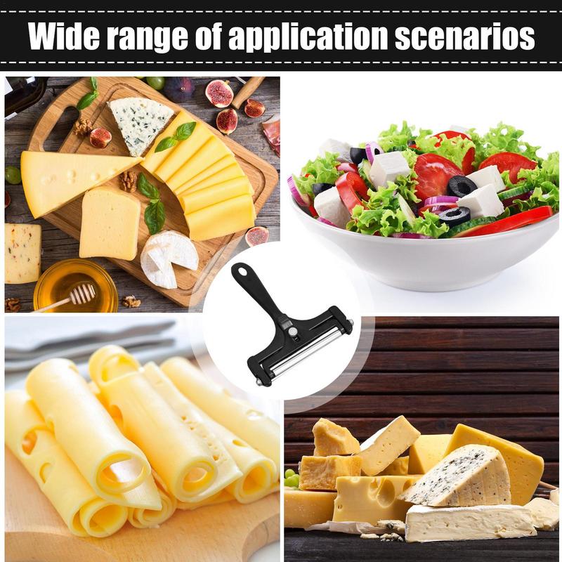 Cheese Slicer Adjustable Thickness Stainless Steel Wire Cheese Tools Handheld Butter Slicer Cutter Grinder Kitchen accessories