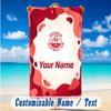 Beach Towel Custom Name Text, Quick Dry Large Towel For Beach HomeAberdeen FC