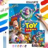 Toy Story Oil Painting Handmade Painting Kit Diy Home Room Decoration Gift