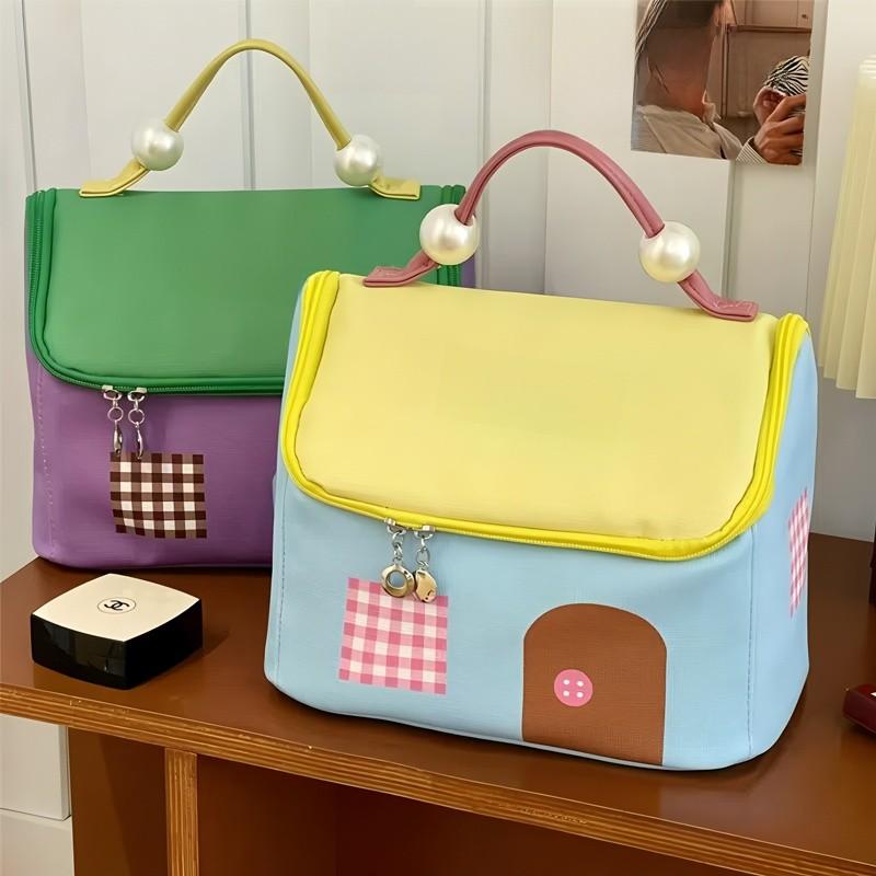 Doraemon Toy Storage Case With Waterproof Pu Material For Travel And Home Organization