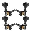 8PCS Fish Tail Design 4 Strings Tuning Pegs Metal Ukulele Parts Musical Instrument Parts  Guitar