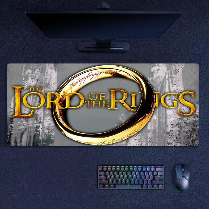 The Lord of the Rings Mouse Pad, Large Gaming Desk Mat, Non-slip XXL Mousepad for Laptop & Tablet, Mini PC Playmat with Stitched Edges