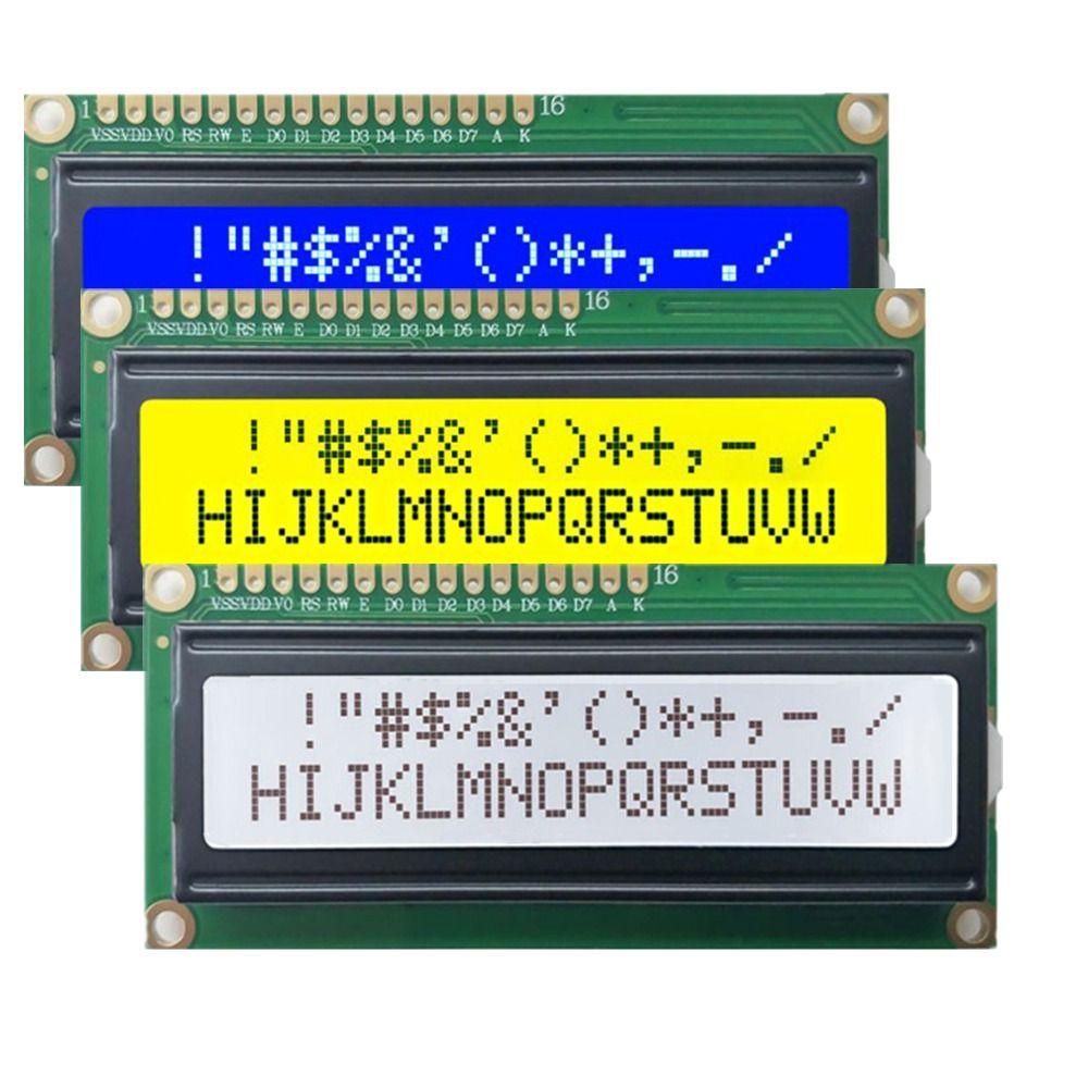 Yellow Green Screen IIC LCD Display 5V Operation PCF8574 Interface Electronic Projects