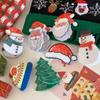 Christmas Tree Christmas Hair Clip Christmas Hat Santa Claus Hairpin Christmas Hair Claw  Daily