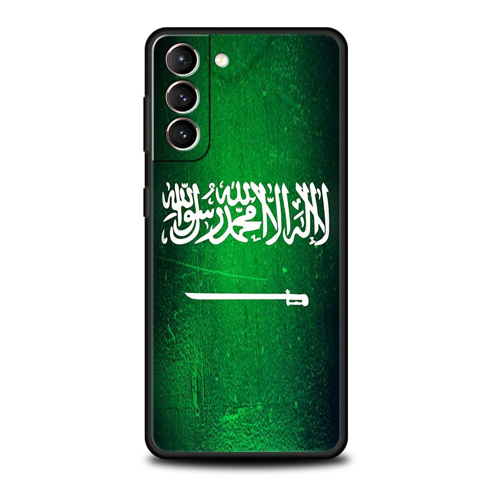 Königreich Saudi-Arabien Flagge Handyhülle Für Samsung Galaxy S24 S23 S22 S20 Ultra S21 FE 5G S10 S9 Plus S10E S8 Weiche Hülle