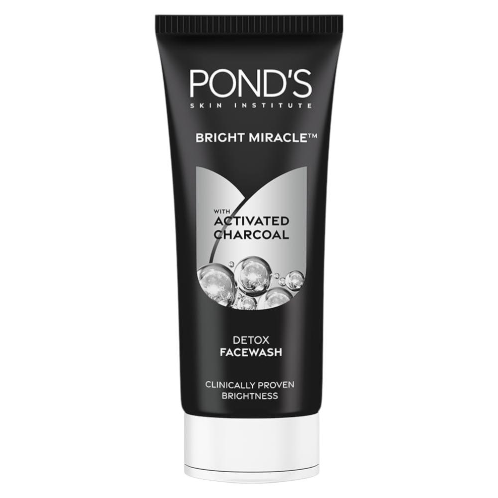 

POND S Pure Detox Гель для умывания 100 г с активированным углем для сияющей кожи Глубокое очищение Ежедневное использование Гель для умывания для всех типов кожи