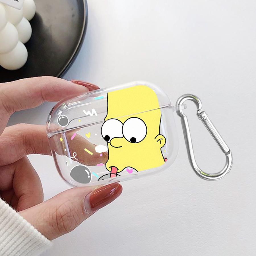 

Cartoon The S-simpsons Clear Earphone Cases Cover Case For Airpods 3 Pro3 Pro 1 Pro2 2 4 Airpods 4
