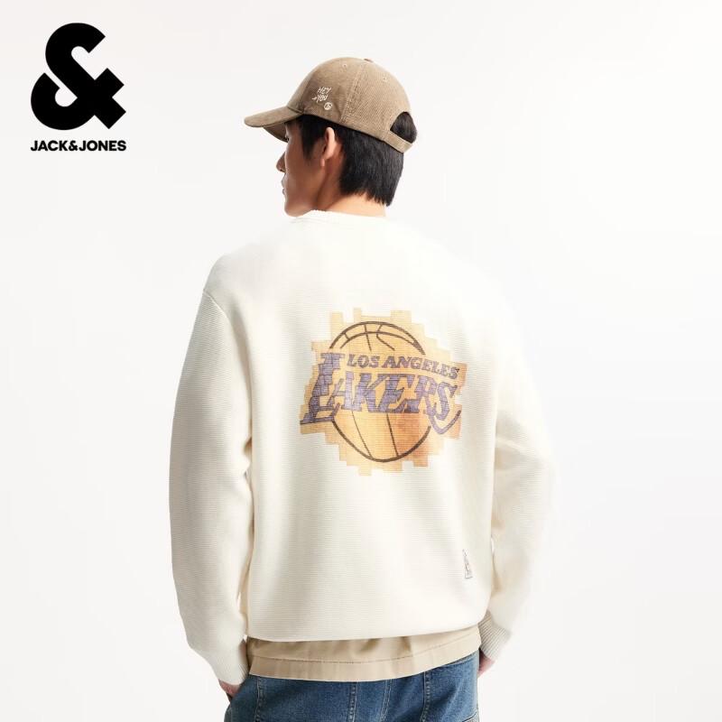 Jack & Jones Men s NBA Lakers Knitted Sweater L