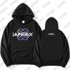 KPop Demon Hunters Huntrix Logo Movie Print Hoodie Women Men Autumn Winter Long Sleeve Pullovers Casual Loose Oversized Tops