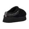 UGG  Tazz Braid Slipper Black Women Sneakers 1143976-BLK