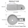 Flag Poles Outdoor Large Flag Pole Chess Hat Metal Pulley Truck Replacement Tool for 2-2.6inch Diameter Poles Outdoor