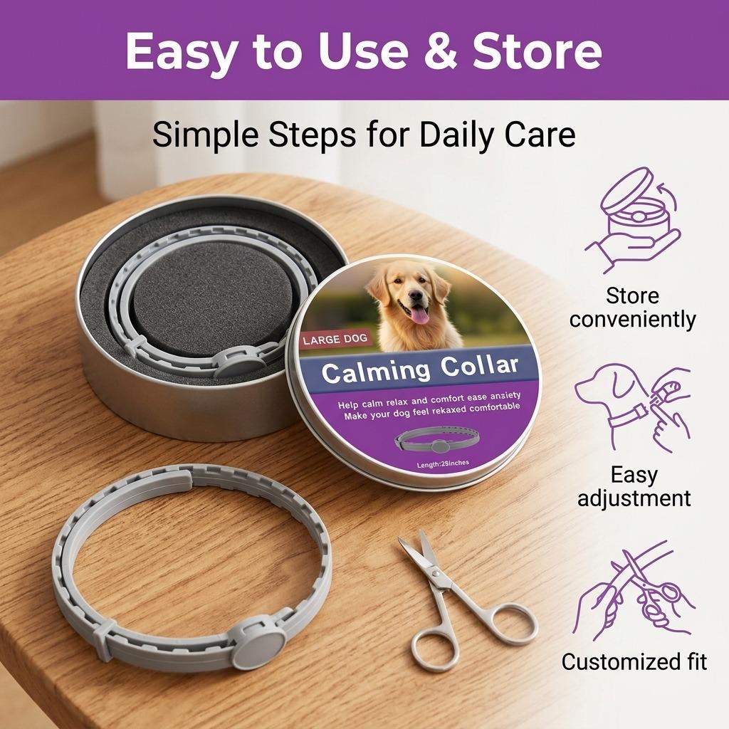 Dog Flea Collar Flea And Tick Prevention Collar Pet External Insect Repellent Collar Flea Collar Aluminum Box