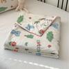Lightweight Knitted Comforter Cute Cartoon Pattern Skin Friendly Thin Summer Quilt Air Conditioner Duvet for Home
