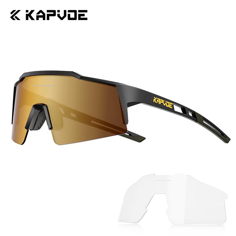 KAPVOE Color-Changing Windproof Cycling Goggles for Men and Women