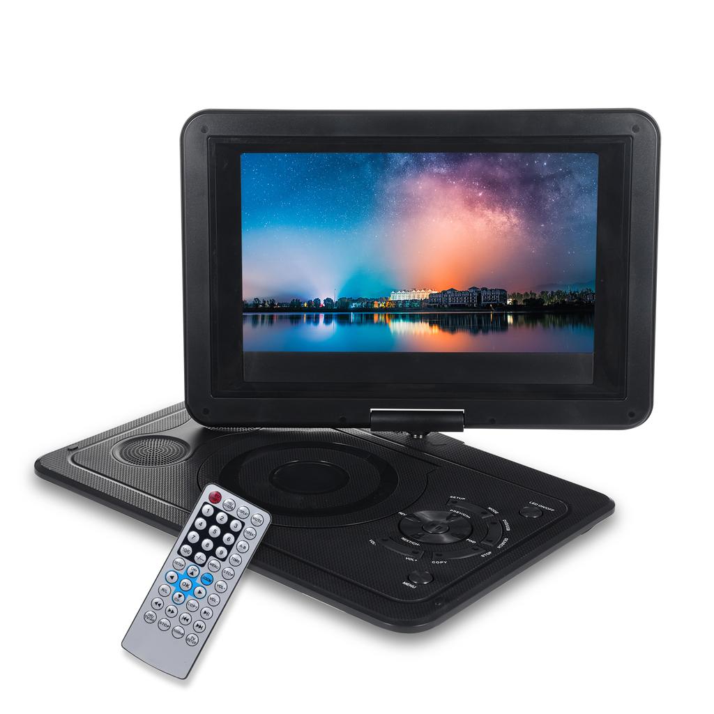 Portable DVD Player 9.8in 270 Degrees Rotatable HD Screen DVD Player with Game Function and Rechargeable Battery for