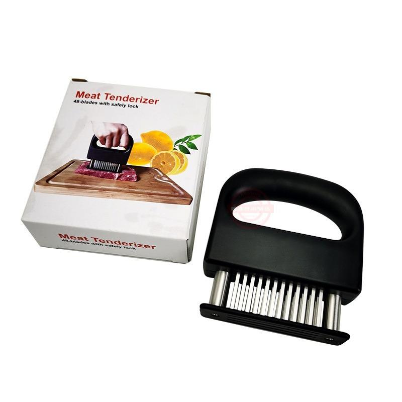 Fleischzartmacher 48 Klingen Scharfe Edelstahl Nadel Fleischzartmacher Werkzeug Hochleistungs Kochmaschine zum Zartmachen von Rindfleisch