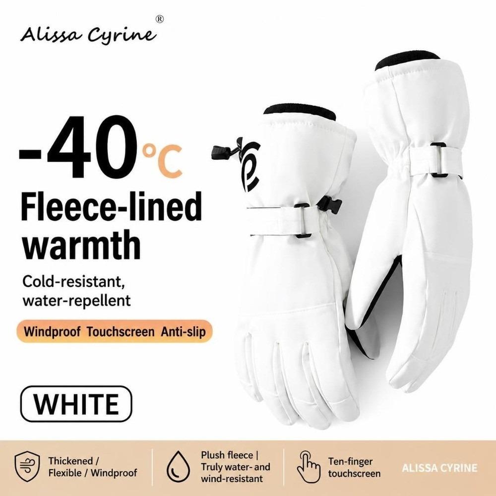 Keep Warm Skiing Gloves Windproof Snow Gloves Universal Outdoor Cycling gloves  for Men Women